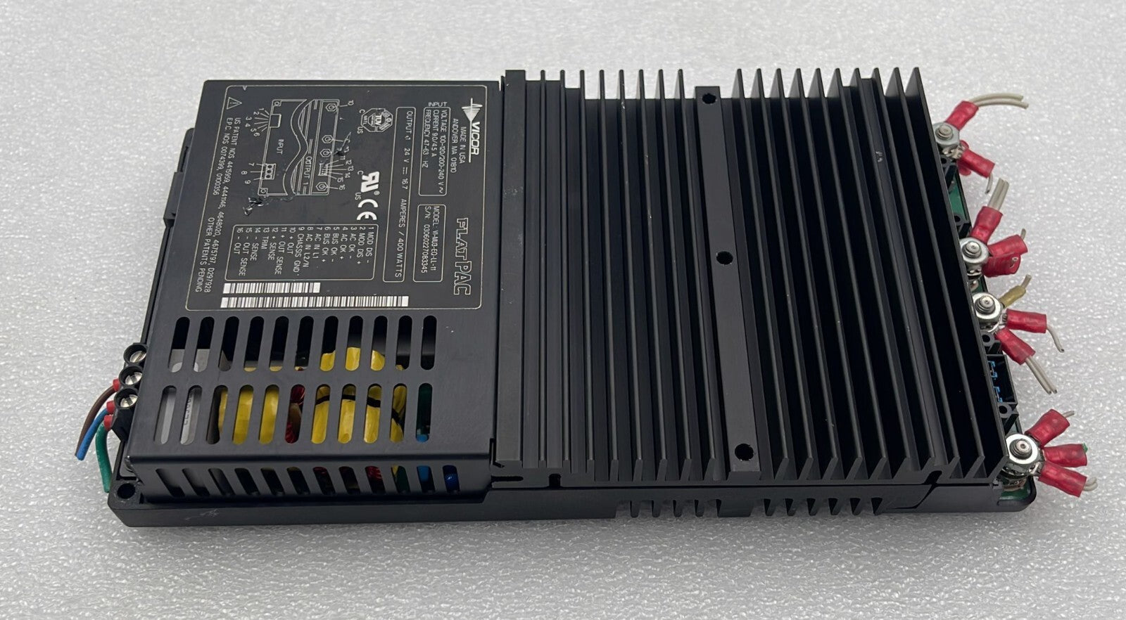 VICOR FlatPAC VI-MU3-EQ-LL-11 Power Supply 400W 24V
