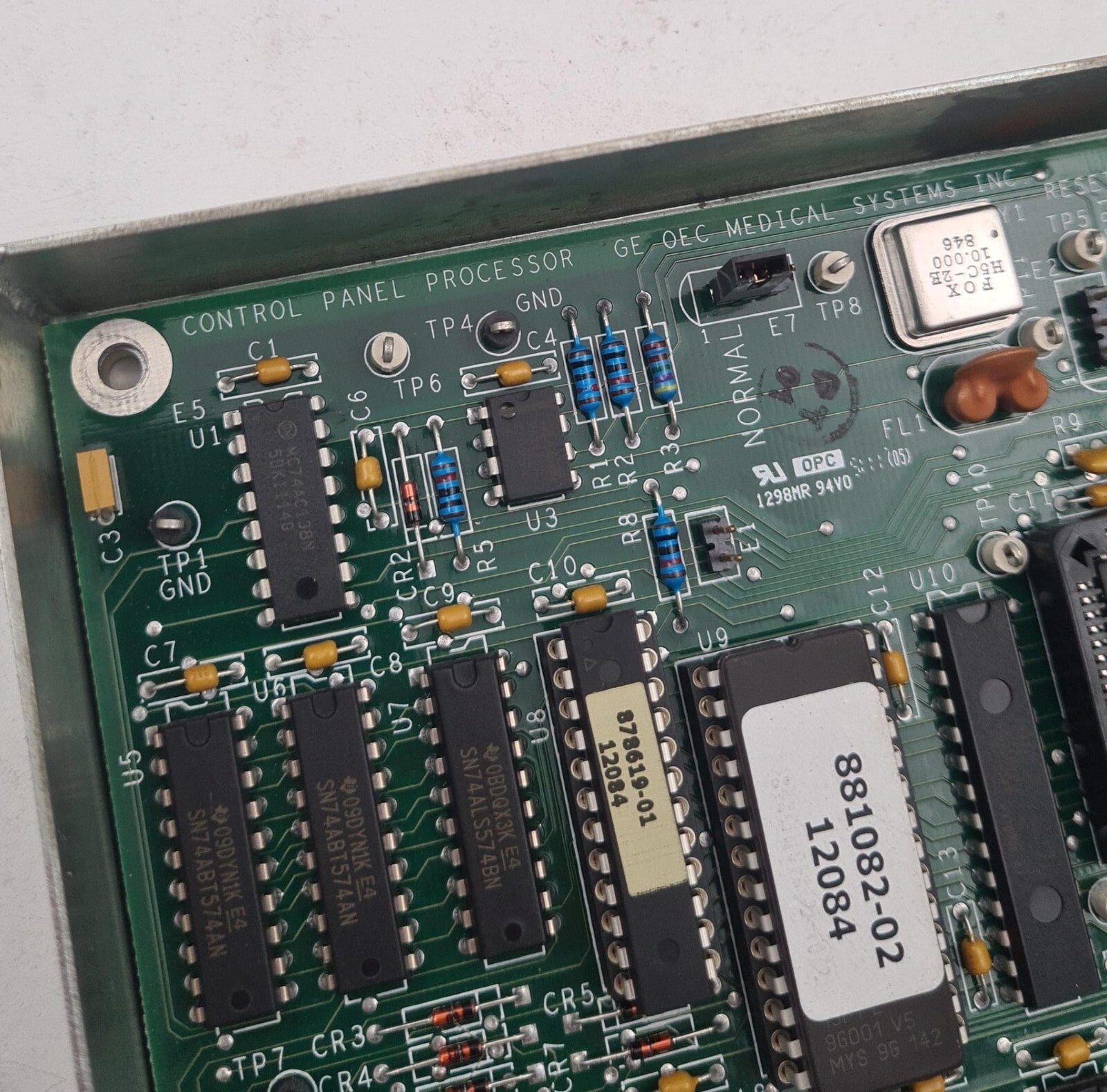 GE 00-878488 processor PCB component detail