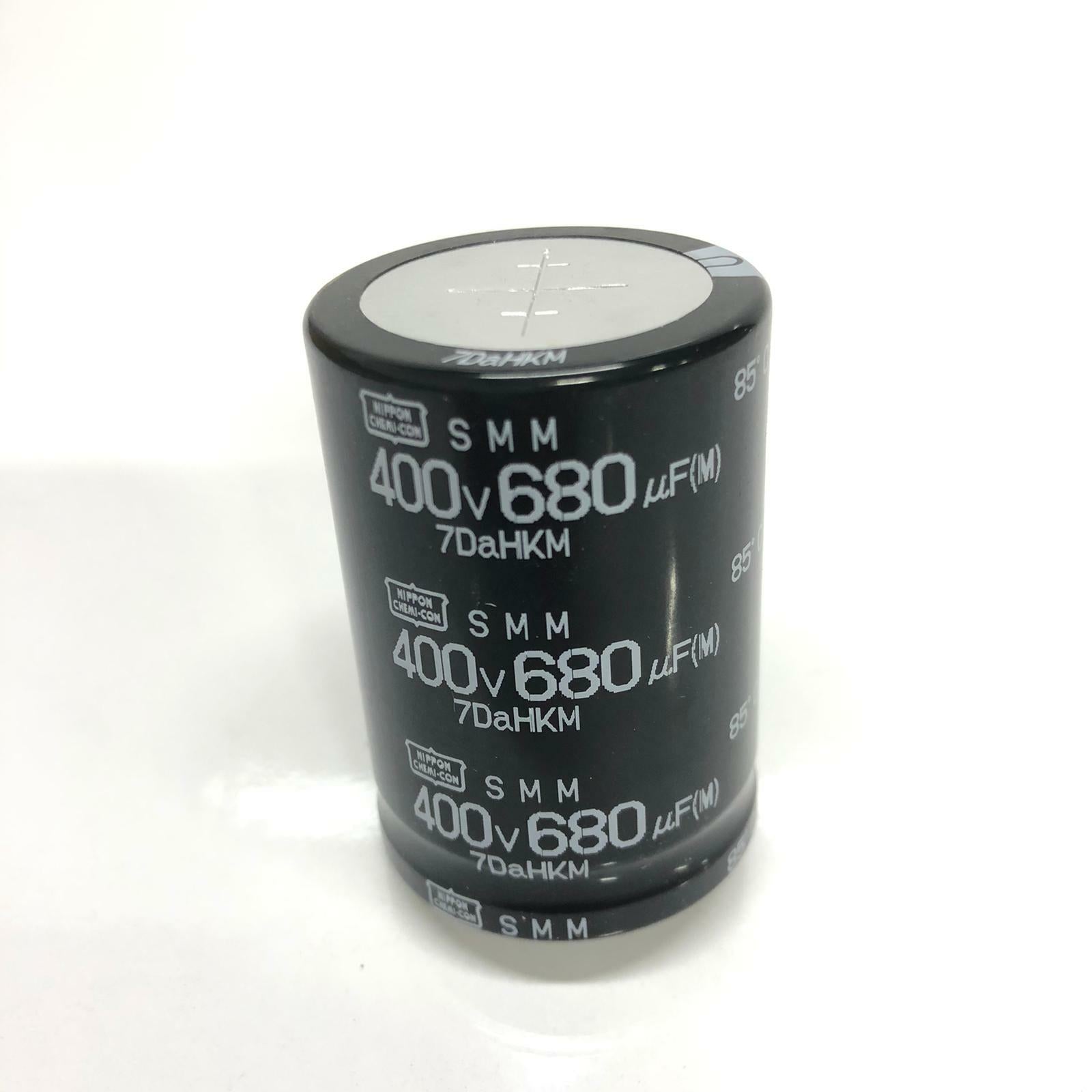 [Lot of 10] Nippon Chemi-Con SMM 7DaHKM Capacitor 400V 680UF  85°c
