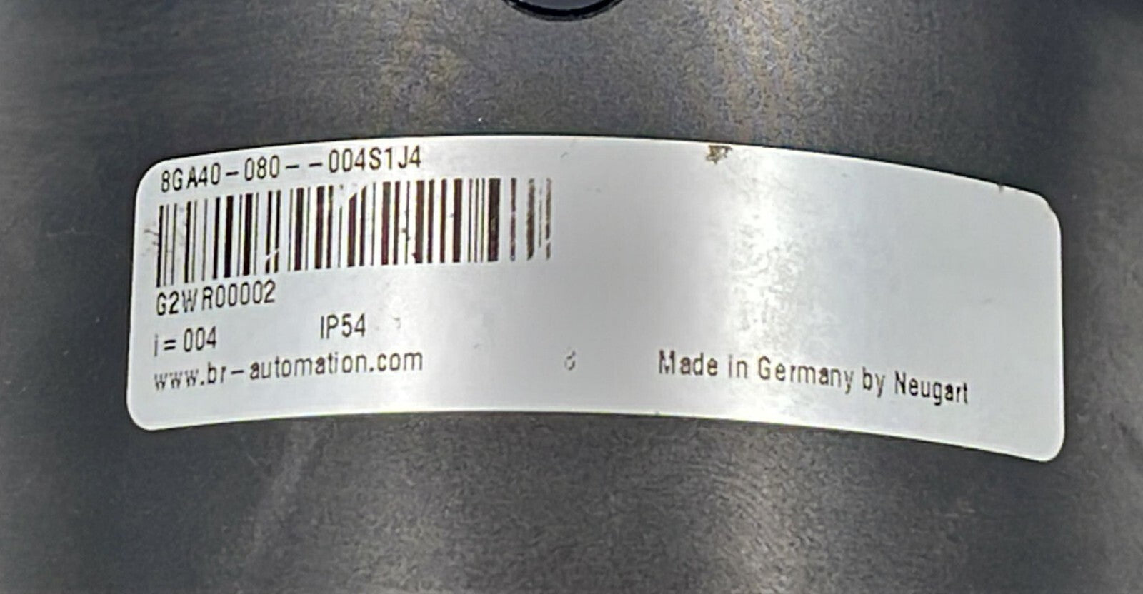 B&R Automation Servo Motor 8GA40-080 004S1J4 W/ IMP Gear