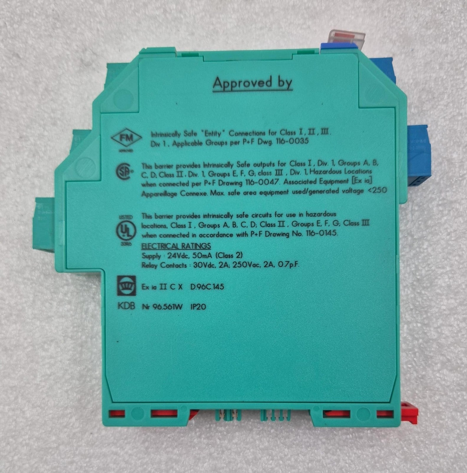 [LOT 3 PCS] PEPPERL+FUCHS K-System KFD2-SR2-Ex2.W 37374S Switch Amplifier