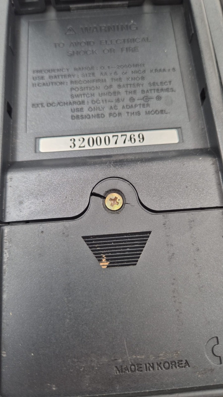 [LOT 3] MIT 3201 RF Field Signal Strength Analyzer 2.9GHz Hand-Held Device AS-IS