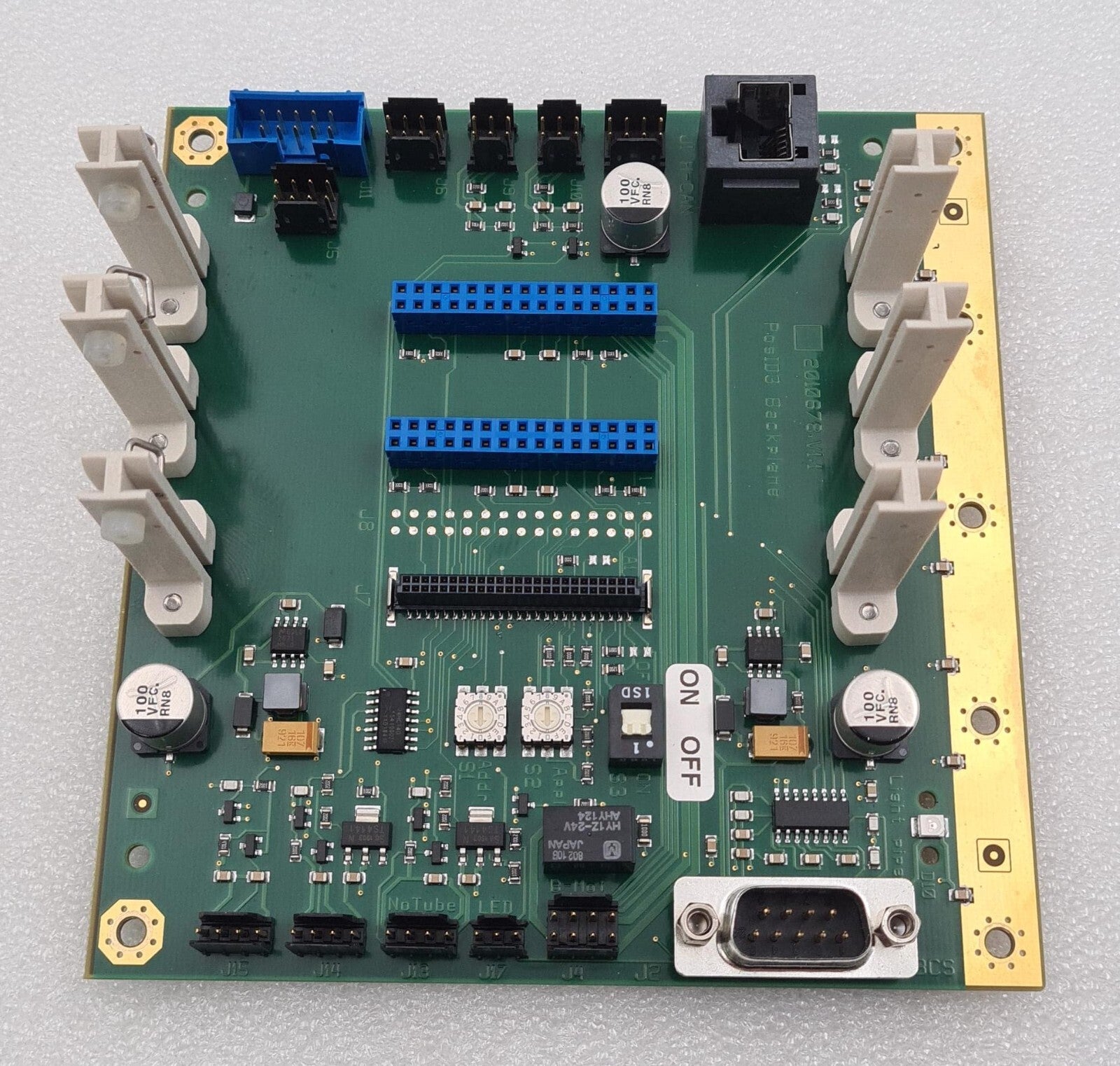 Tecan PosID3 Backplane 12010677 00 Board 2010678.V1.1 PCB