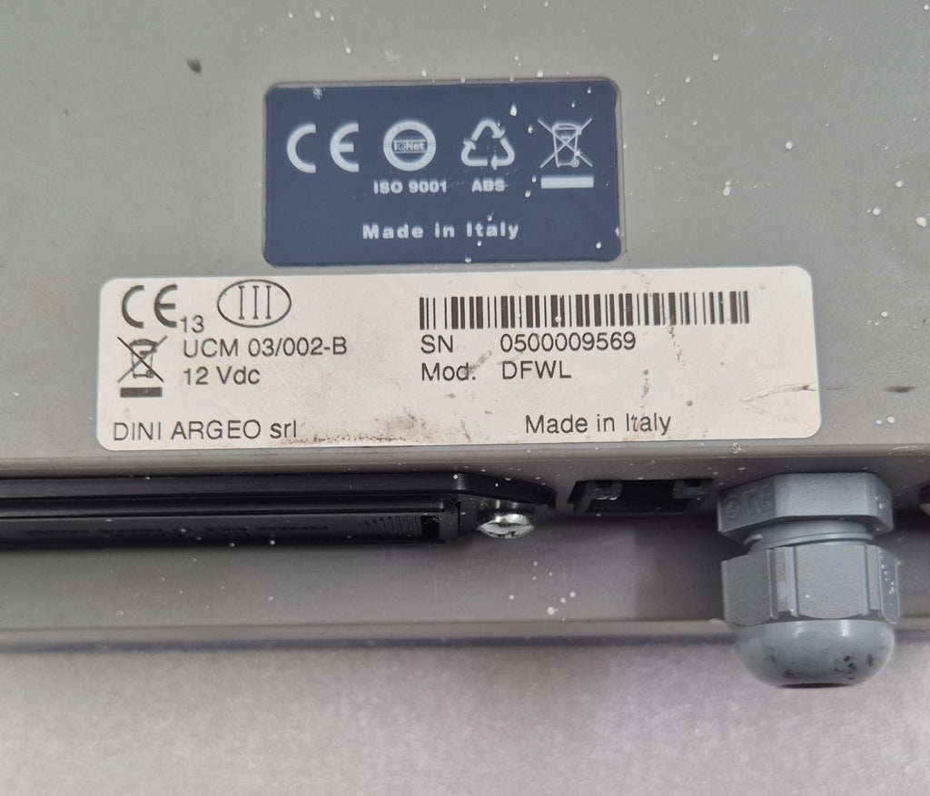 DINI ARGEO DFWL DIGITAL WEIGHT TRANSMITTER SCALE 12VDC