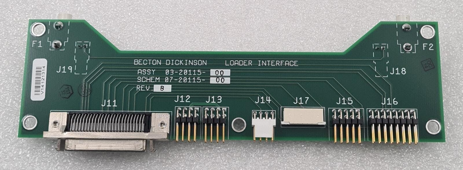 Becton Dickinson BD Loader Interface Assy Board 03-20115 | 07-20115