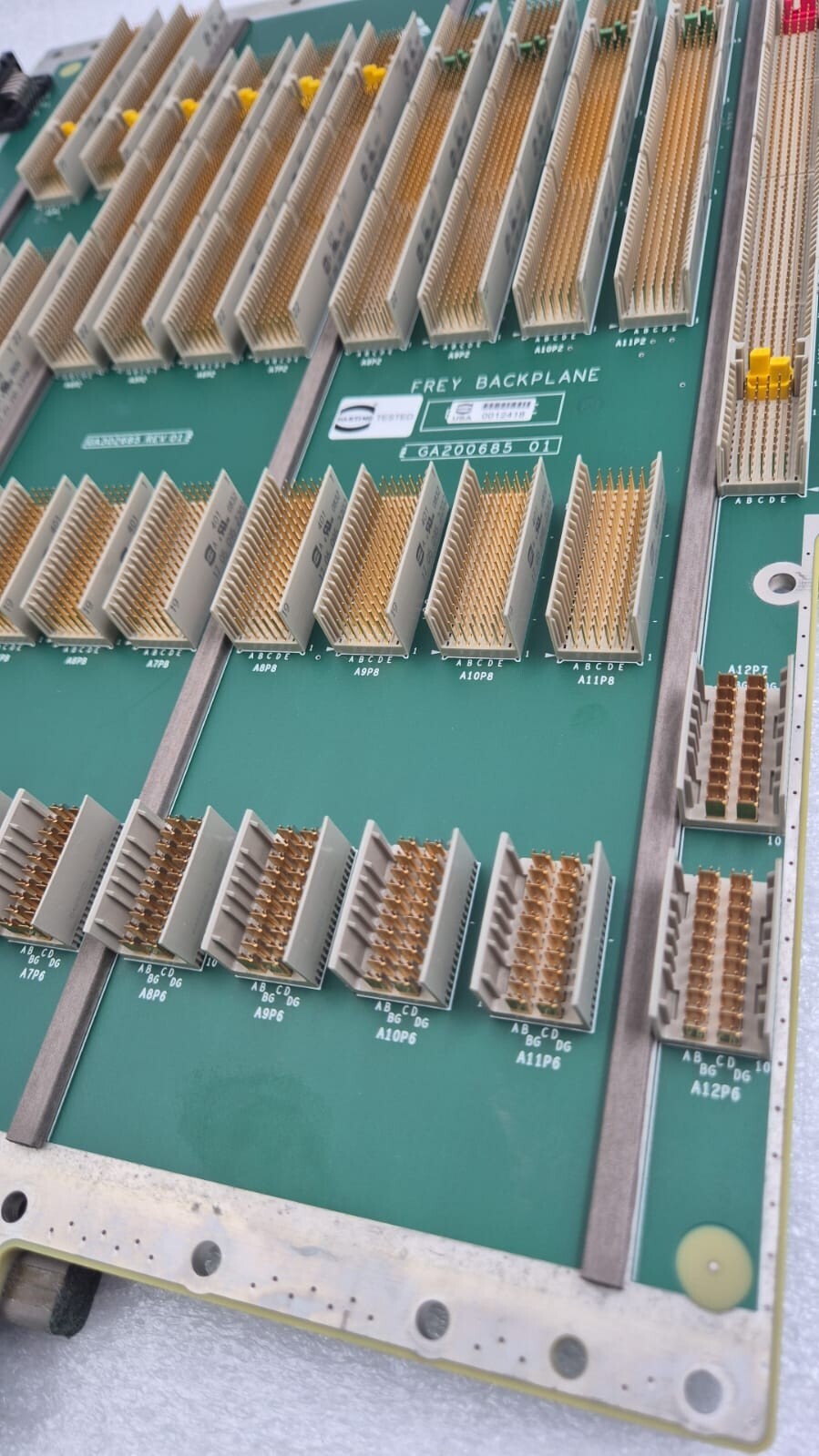 GE Healthcare LOGIQ Vivid E9 Ultrasound GA302685 FREY BACKPLANE BOARD GA200685