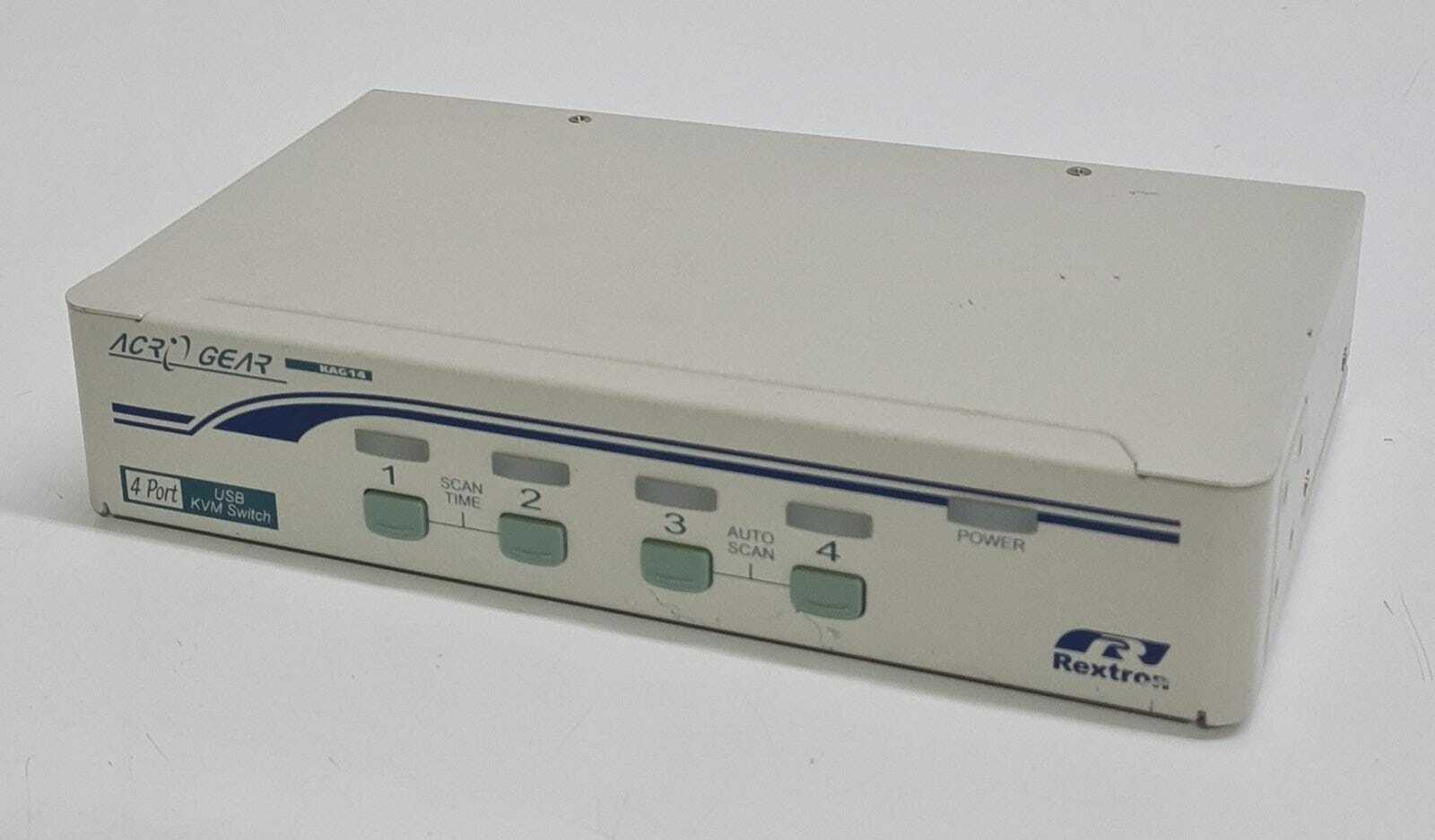 Rextron ACRO GEAR KAG14 4 Port USB KVM Switch