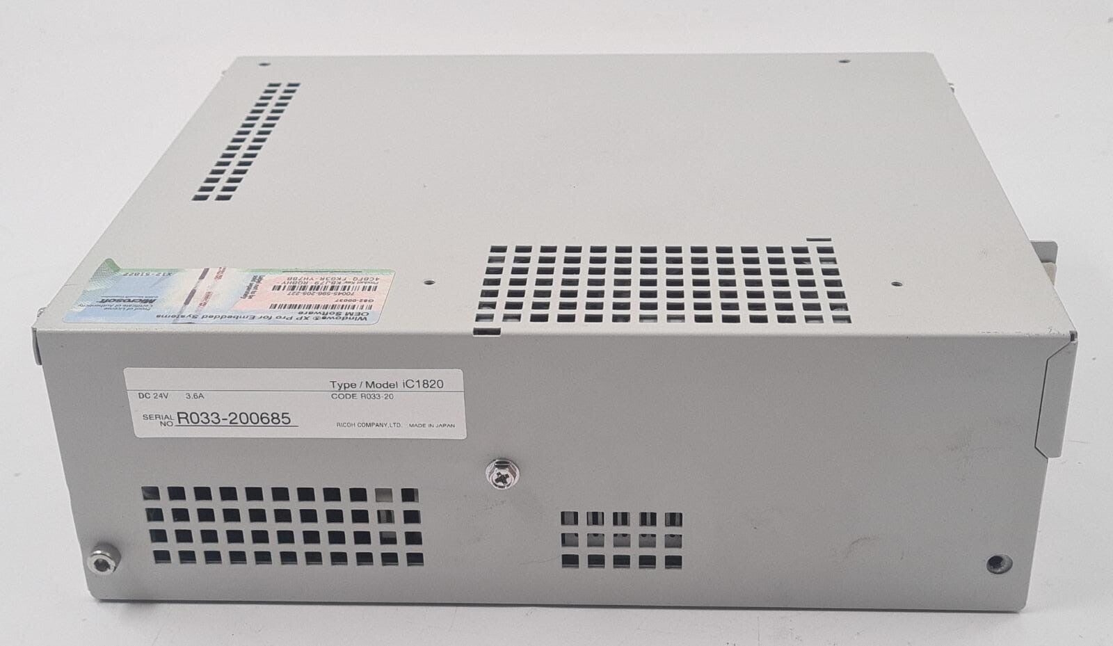 RICOH iC1820 R033-20 Mini PC Computer Windows XP Pro For CNC