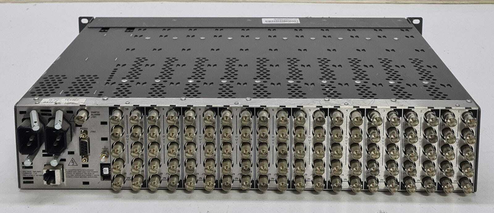 Grass Valley 8900 Series 10 Slot Frame w/ 10x 8802 & 2x Condor 2XS14181 PSU