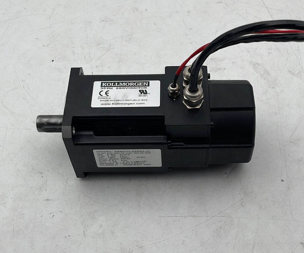 Kollmorgen AKM31H-ASSS2-02 Servo Motor 6000RPM 0.61kW 4522-129-19162