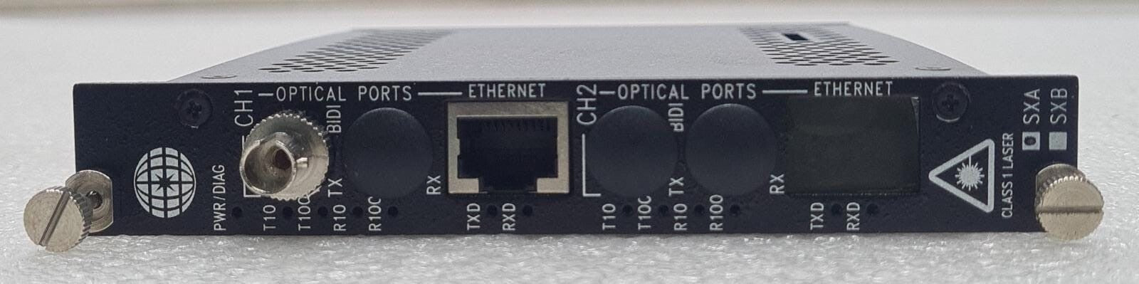 Meridian Technologies SXA-1R-2C/ST Fiber-Optic Transmission **AS-IS