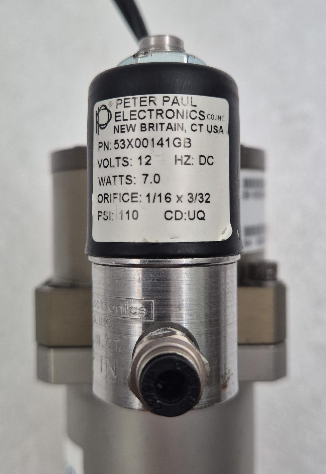 MKS HPS Throttle Vacuum Control 28-50390-001 W/ PETER RAUL Solenoid Valve Assy