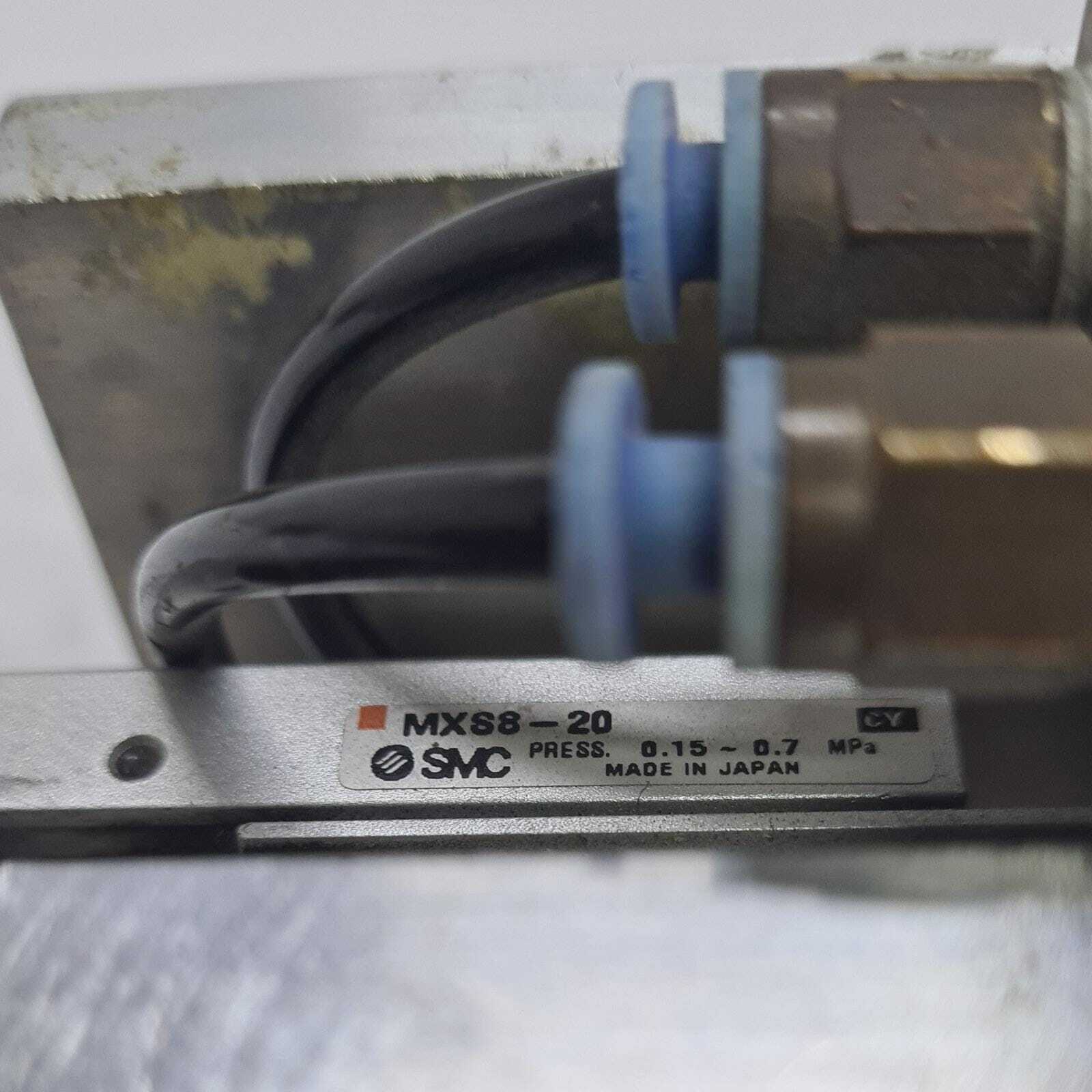 SMC MXS8-20 W/ KOGANEI HUMPHREY 41V Pneumatic Slide Guided Assy