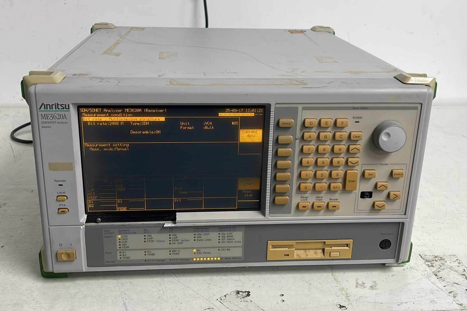Anritsu ME3620A SDH / Sonet Analyzer Receiver ** AS IS