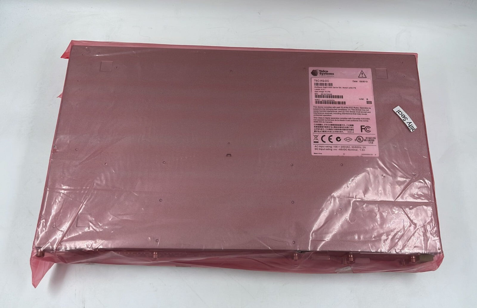 Telco Systems T5C-XG-DC Multilayer Gige/10GE Carrier Ethernet Switch W/ DC PS