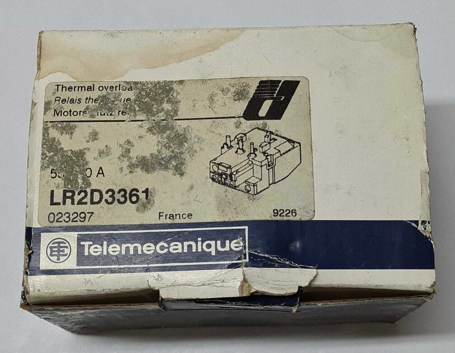 Telemecanique Thermal Overload Relay LR2 D33 Type LR2D3361