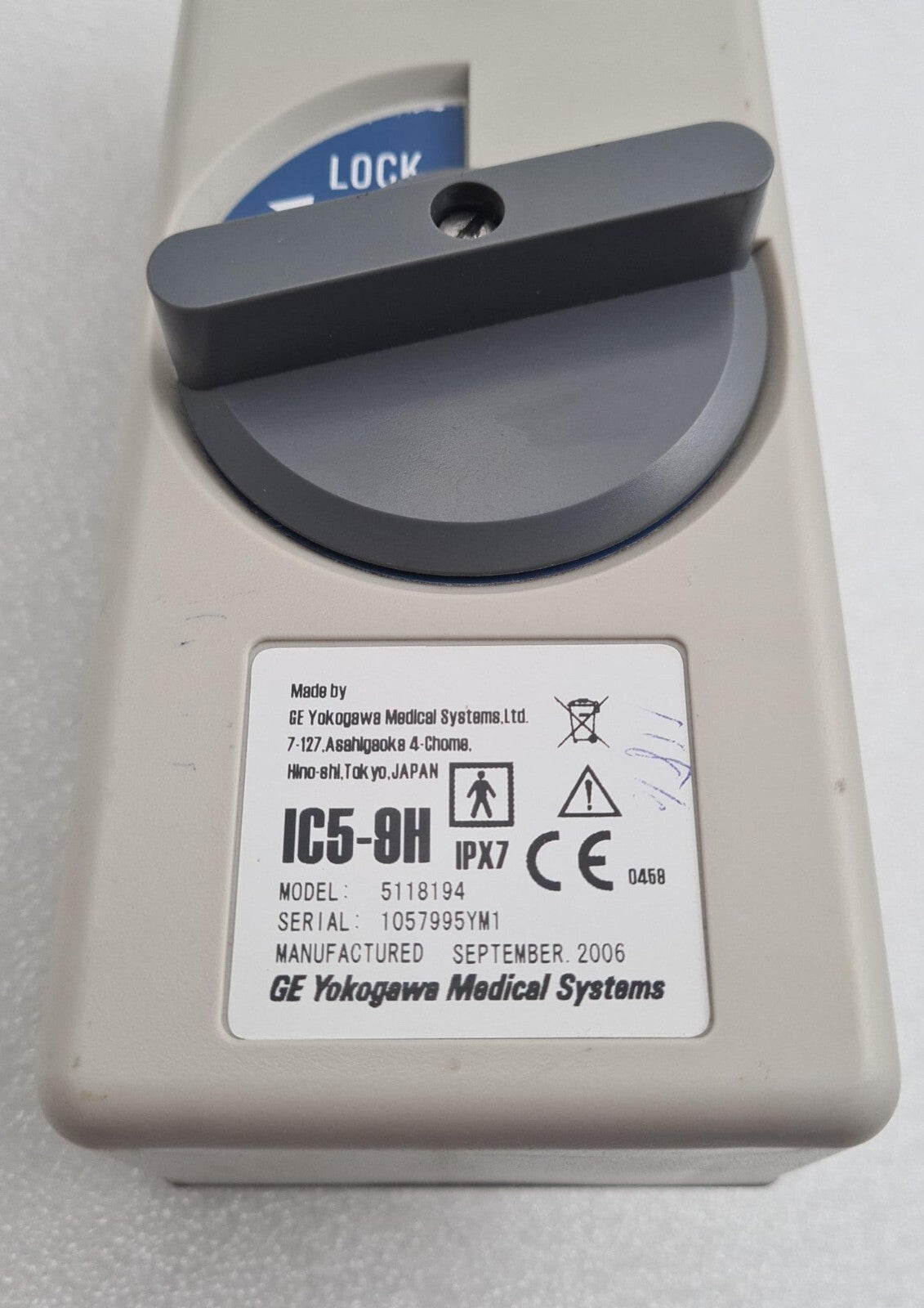 GE Medical IC5-9H 5118194 Transvaginal Ultrasound Transducer Probe **AS-IS**