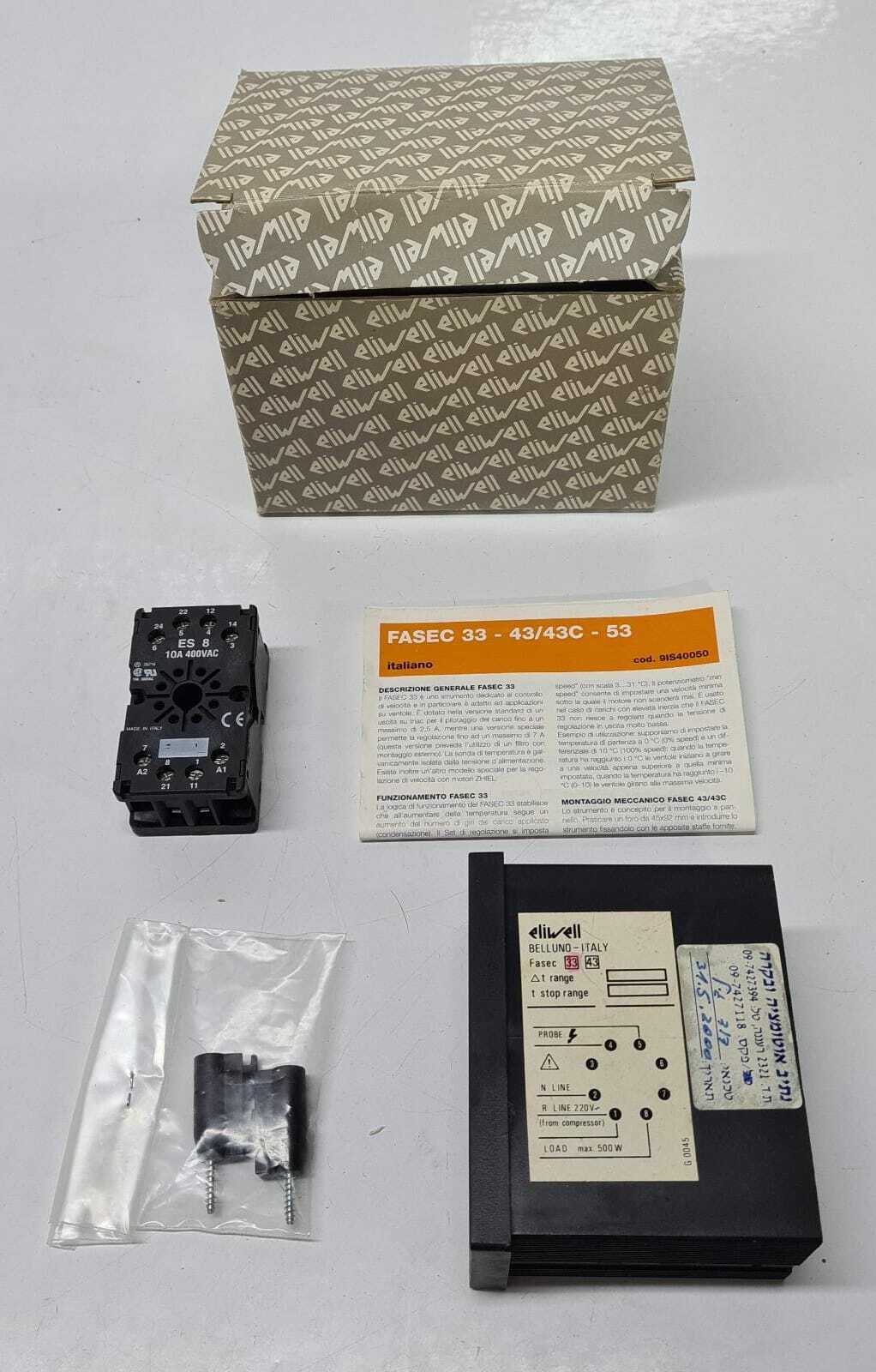 Eliwell Fasec 33 FA53370005 Power Supply PTC 220V