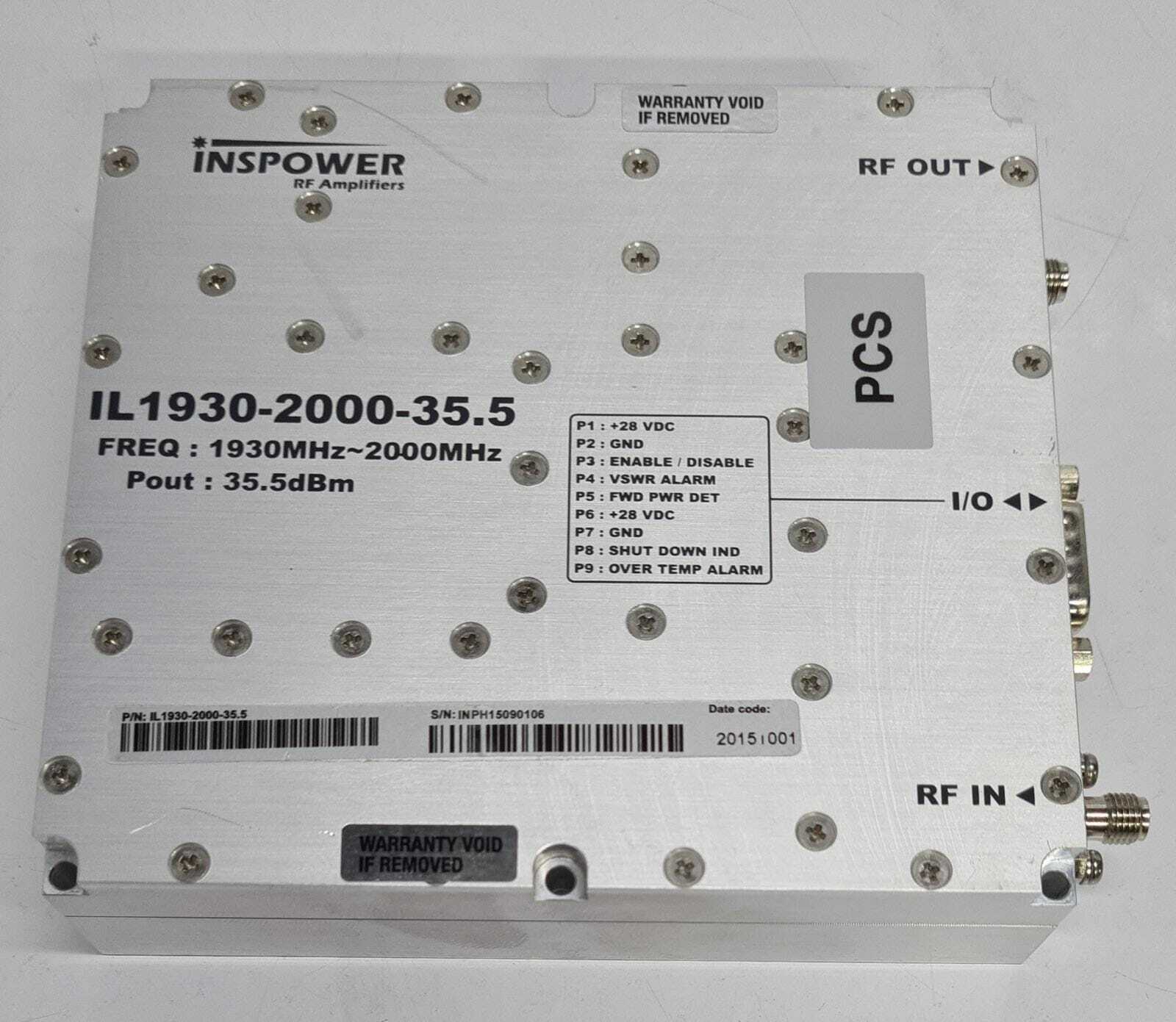 INSPOWER RF Amplifiers IL1930-2000-35.5 PCS