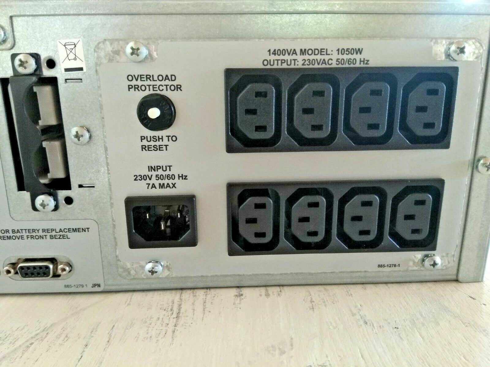 APC Smart-UPS 1400XL Power Supply 1400VA 1050W 230V UPS with batteries