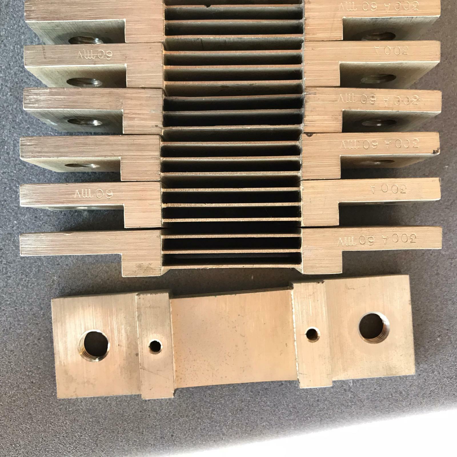 LOT OF 24 SHUNT RESISTOR 1 - 300A 60mV EXCELENTE CALIDAD For Baumuller