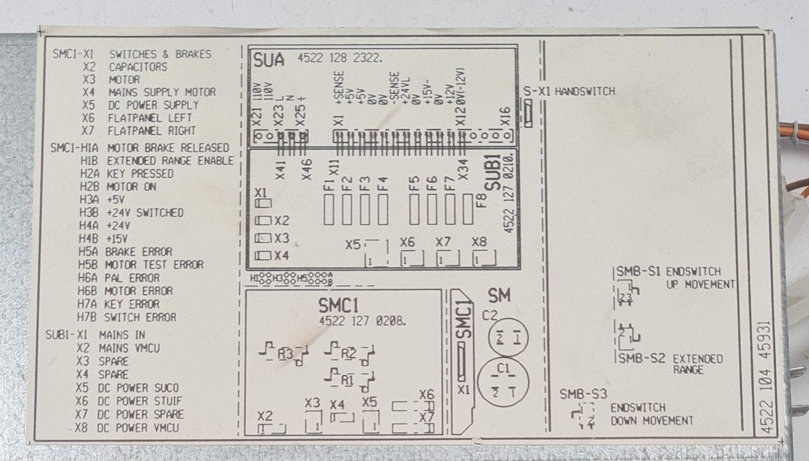 PHILIPS BV300 C-Arm 4522 104 45931 Power Supply 4522 128 24082