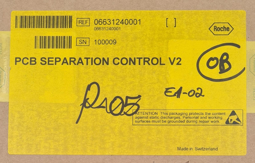 NEW - ROCHE PCB SEPARATION CONTROL V2 06631240001 B 06623166001