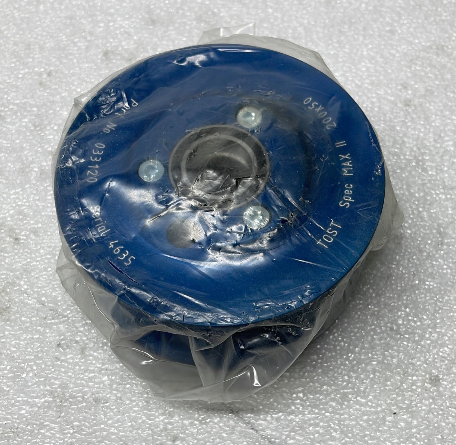 TOST SPEC MAX II 200X50 P/N 033120