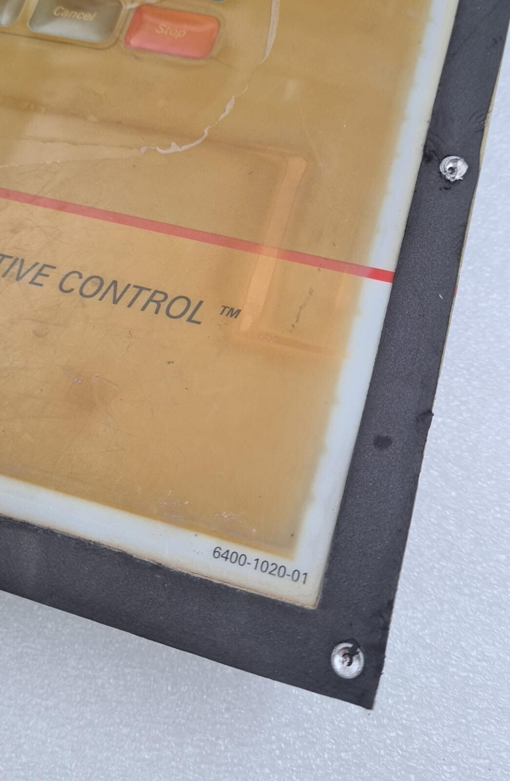 TRANE 6400-1020-01 ADAPTIVE CONTROL X13650781-02 Rev B HMI