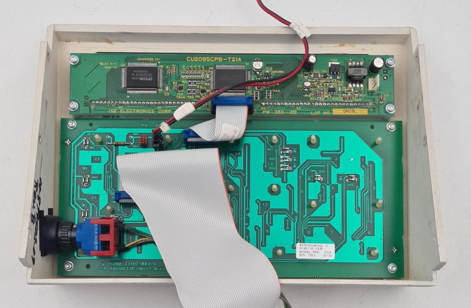 GE CONTROL PANEL KEYPAD PKD 9375-00046-002 00-901151-02/B *LEFT*