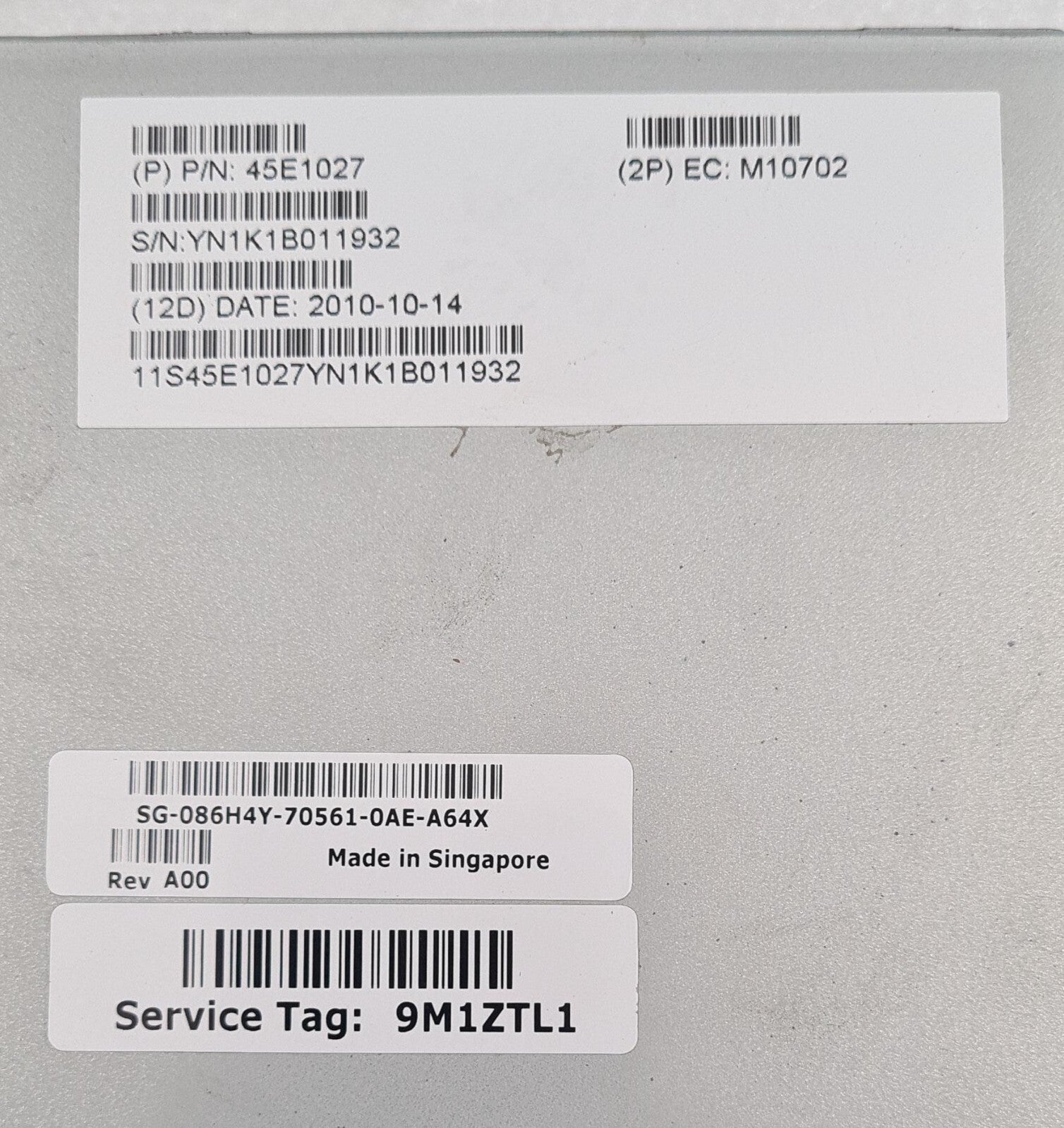 Dell Powervault LTO4-EH1 External Tape Drive 45E1037 / 45E1027