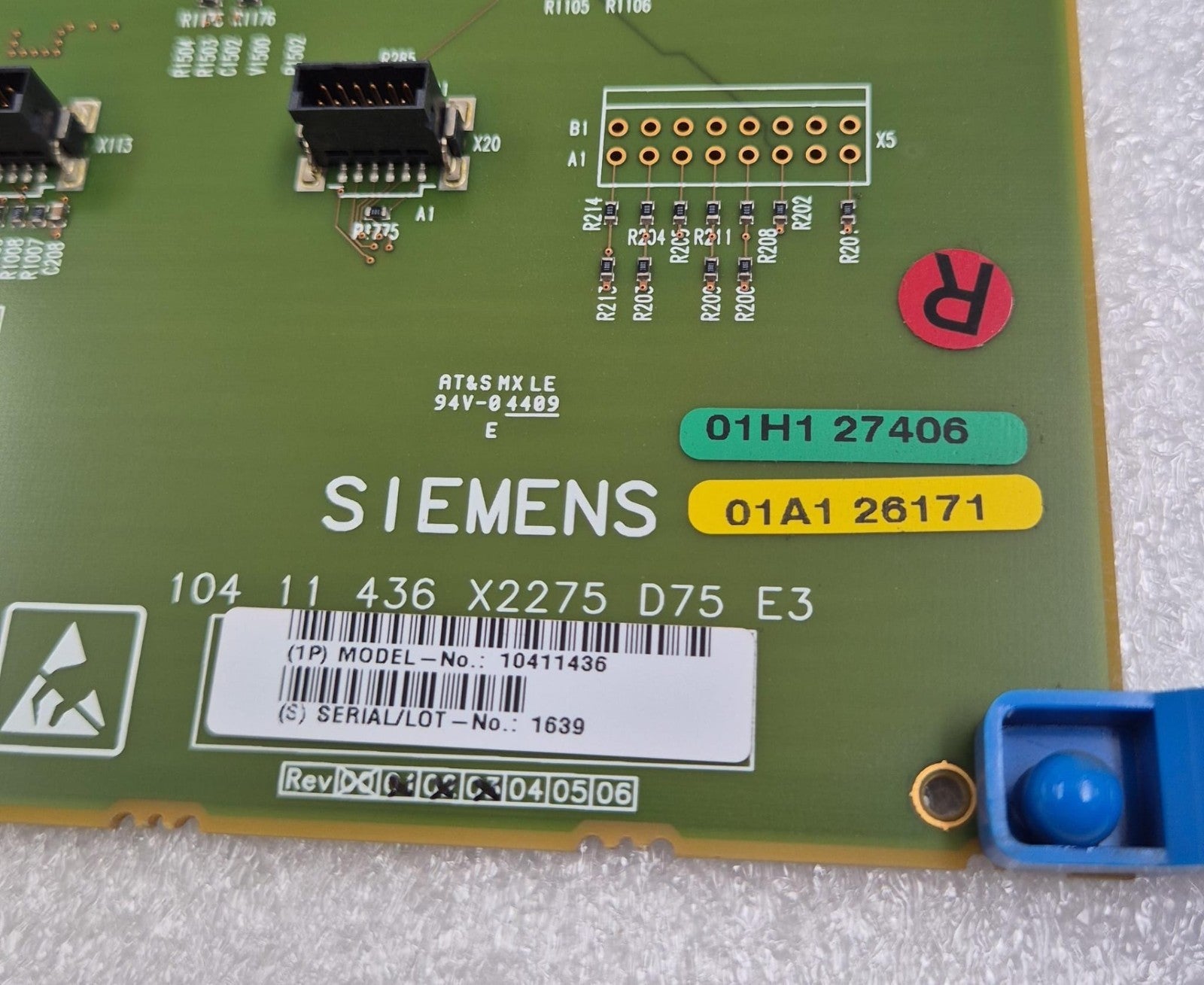 SIEMENS 10411436 X2275 D75 E3 PCI Board for Axiom Artis Scanner