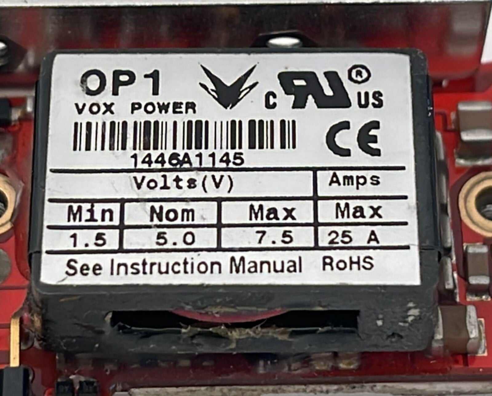 VOX POWER OP1 PCB0003 AR6 Module Card