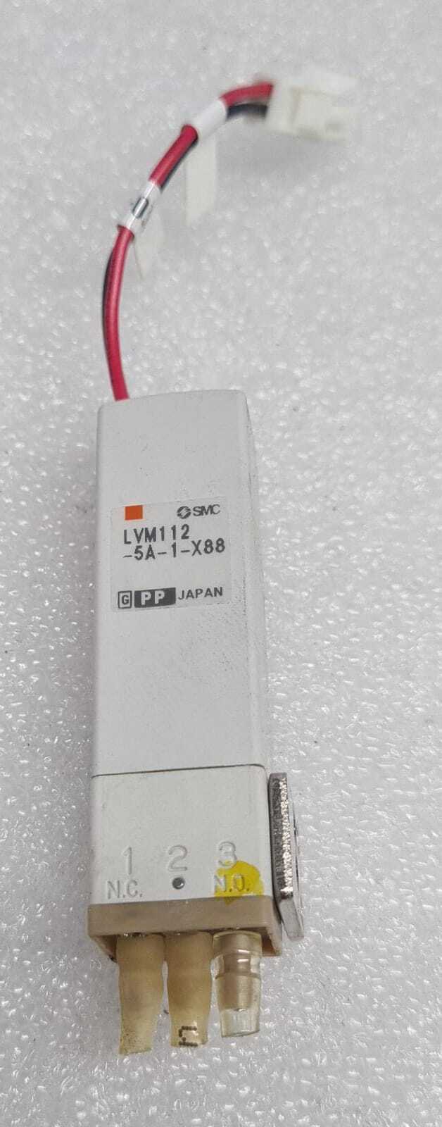 [LOT OF 5] SMC LVM112-5A-1-x88 LVM 112 CHEMICAL VALVE 3 PORT