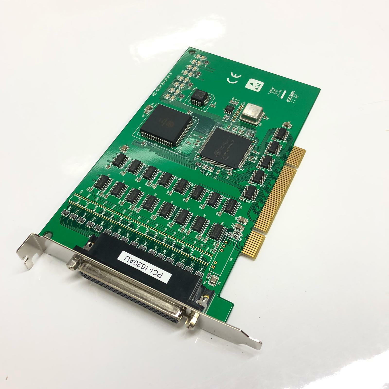 NEW - ADVANTECH PCI-1620AU 8-port RS-232 PCI Communication Board Card & Disc KIT
