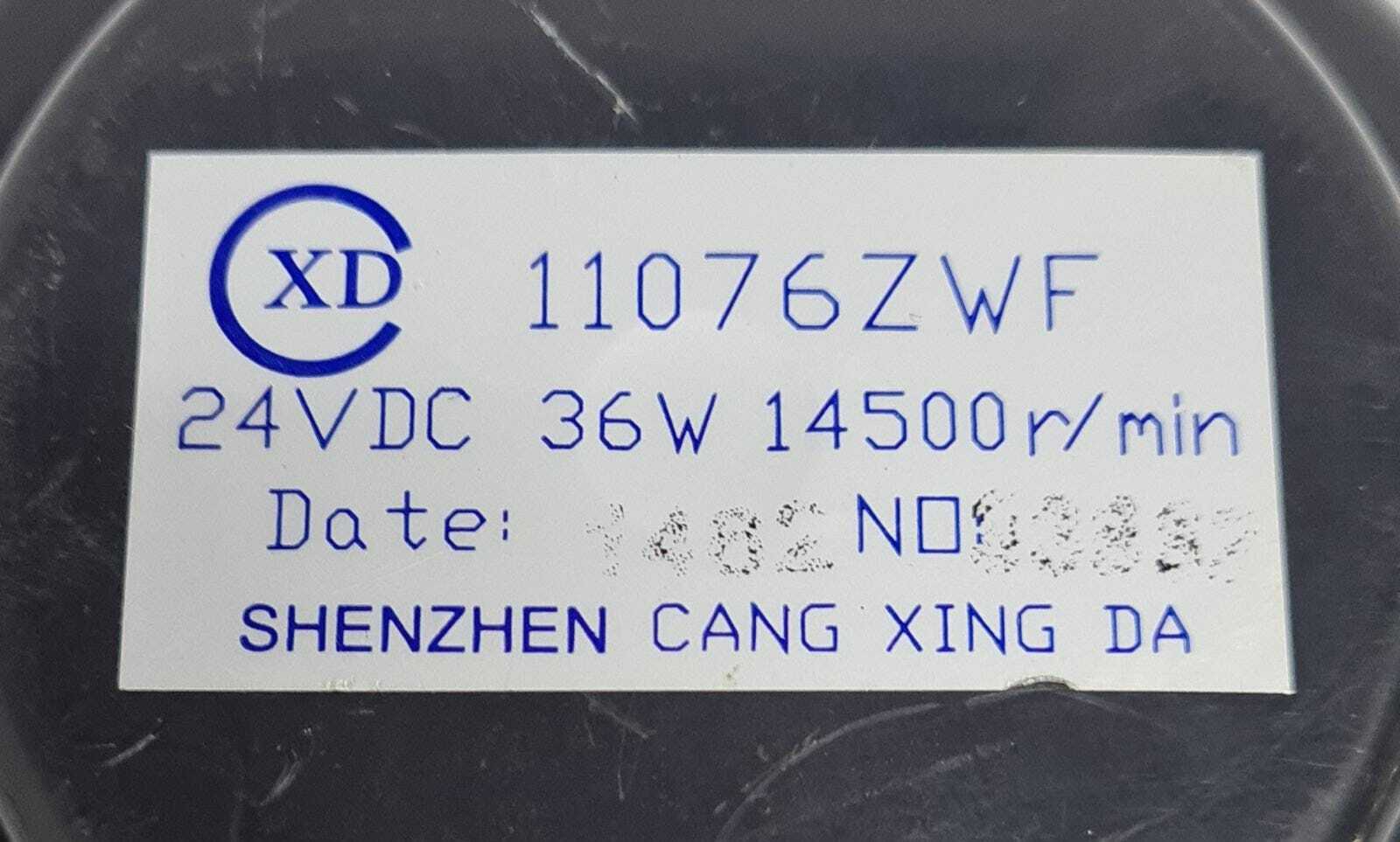 SHENZHEN Blower Fan 11076ZWF 24 VDC 36W 14500 r/min