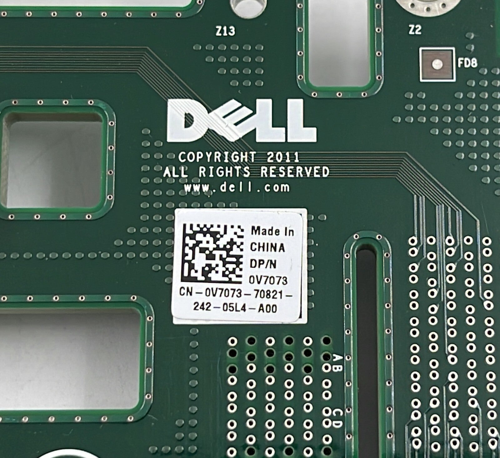 Dell Backplane Board 0V7073 PowerVault Controller