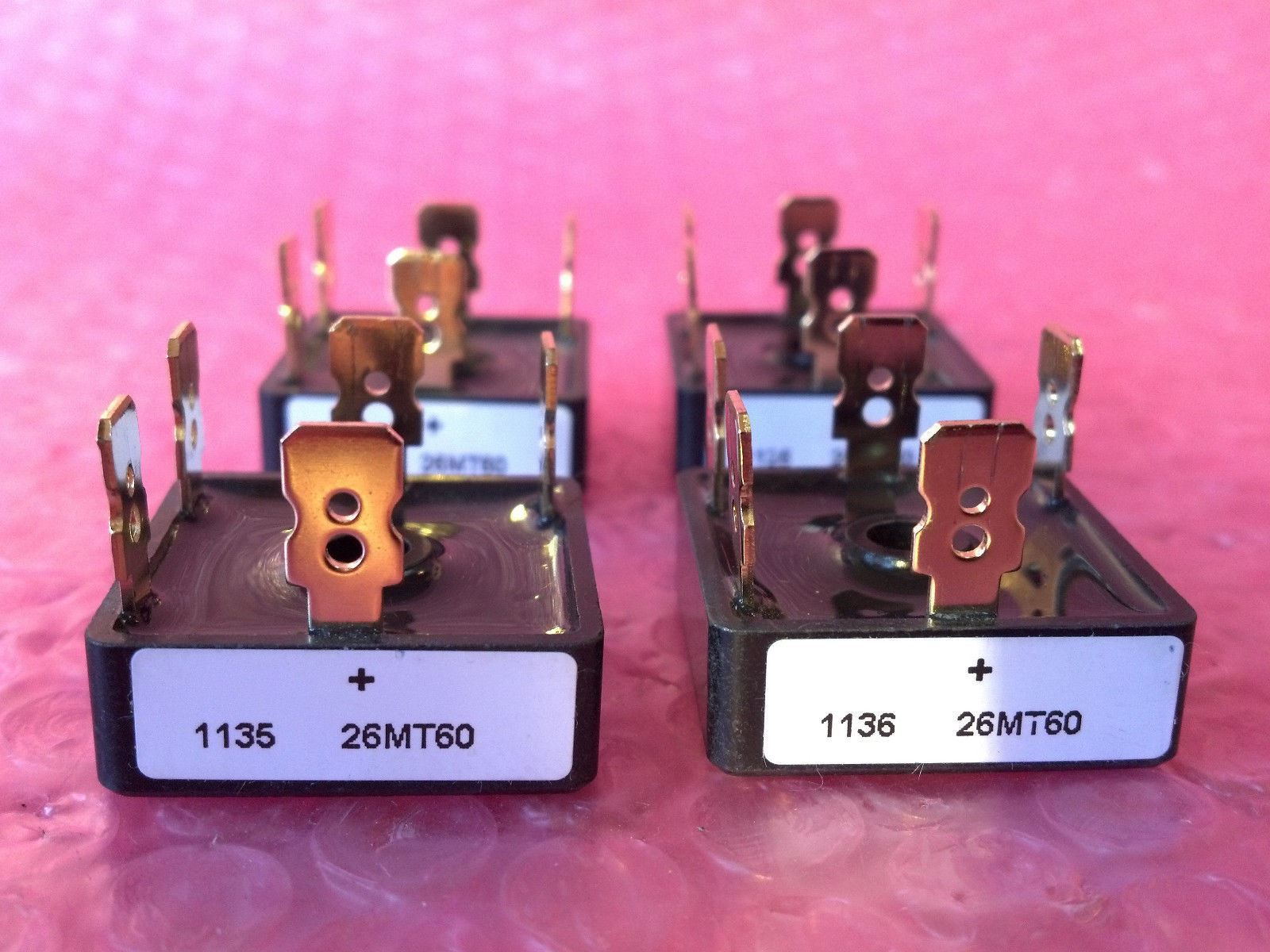 Lot Of 4 Vishay Semiconductor Vs 26MT60 Bridge Rectifier VS 26MT60 ND