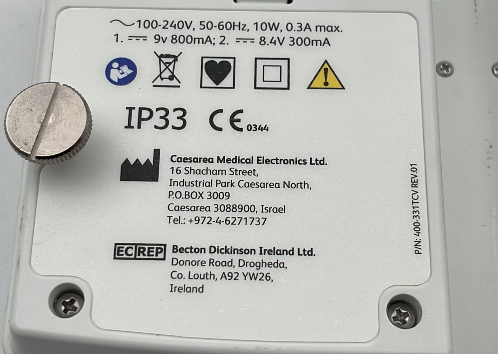 TESTED - BD Bodyguard PCG00011TCV Duo Pump Charger PRL00131