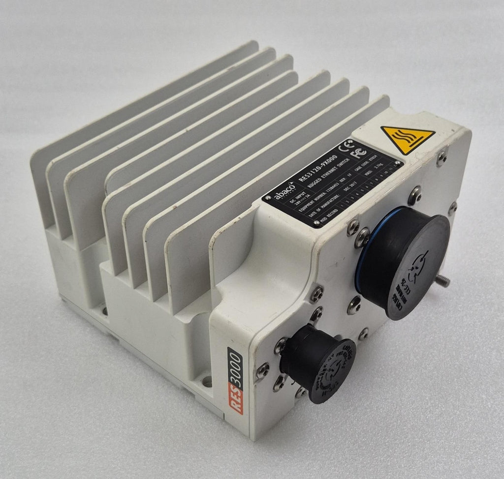 Abaco Systems RES3000 RES3120-9X000 Rugged Ethernet Switch 28V