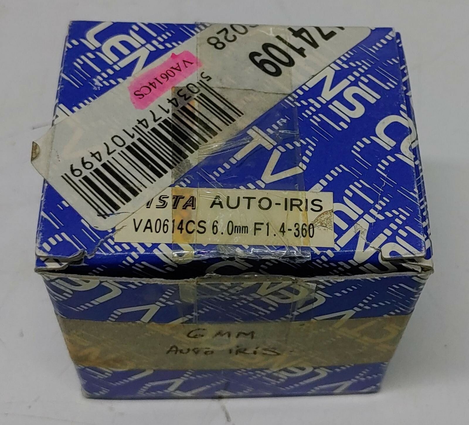 VISTA CCTV LENS 6mm F1.4CS Auto-iris Security Camera Lens VA0614CS [LOT OF 3]