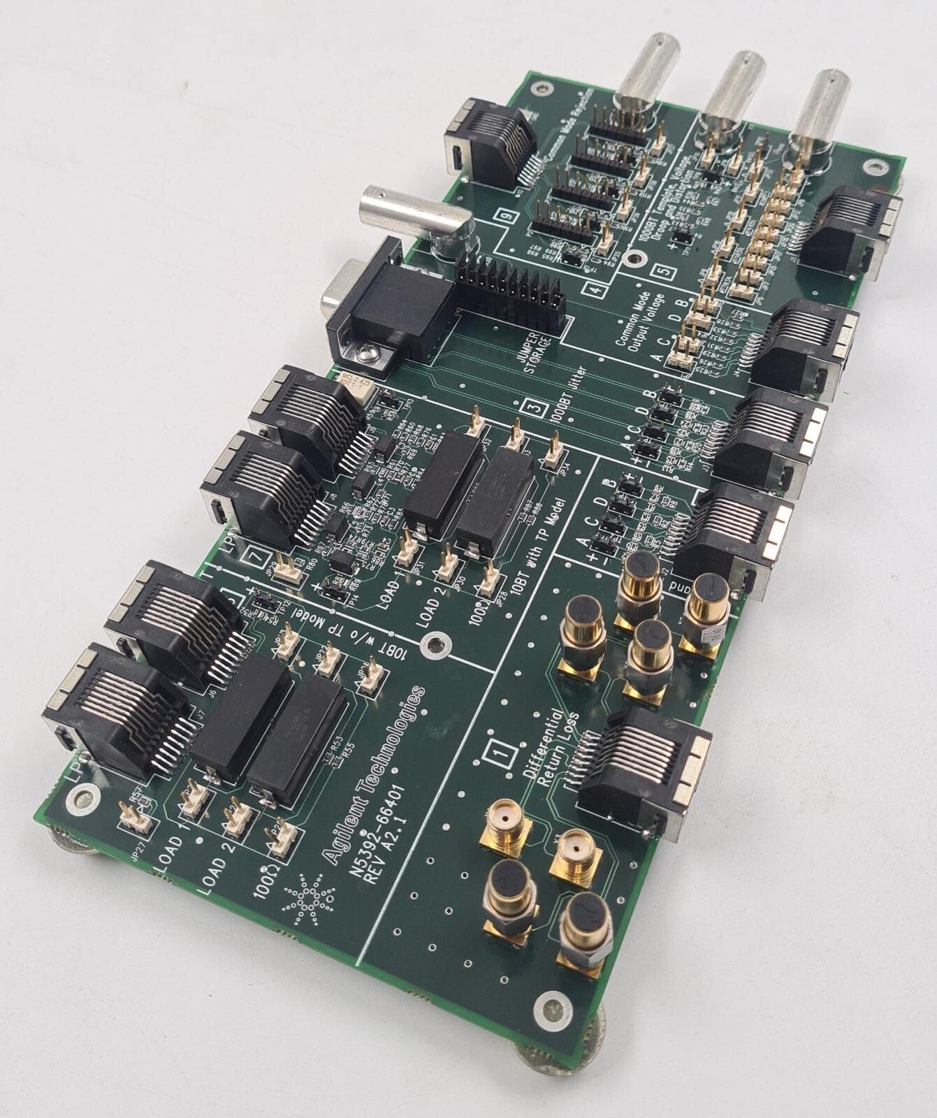 Agilent Technologies N5392-66401 REV A2.1 PCB Control Board Test Fixture Card