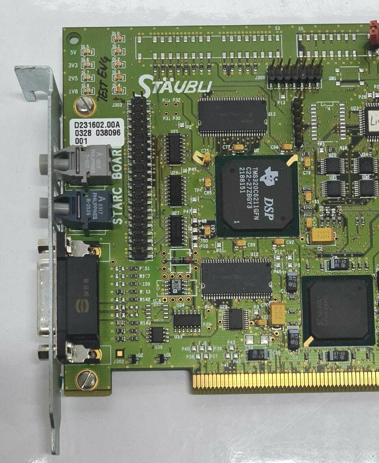 Staubli Starc Board D231602.00A X83160200 **AS-IS**