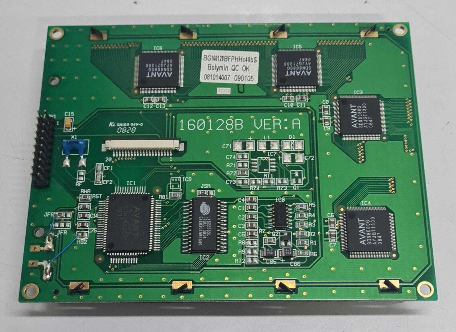 WINSTAR BG160128BFPHHc40b$ 160128B Rev. A Graphic LCD 4.8'' LED DISPLAY