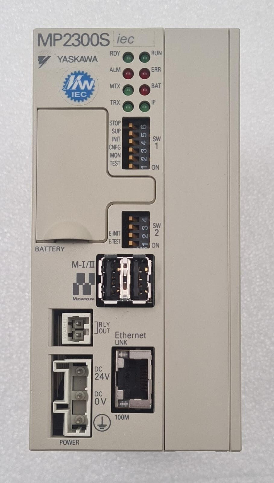 YASKAWA MP2300S MP2300Siec PMC-U-MP23S16 PLC Controller 24VDC