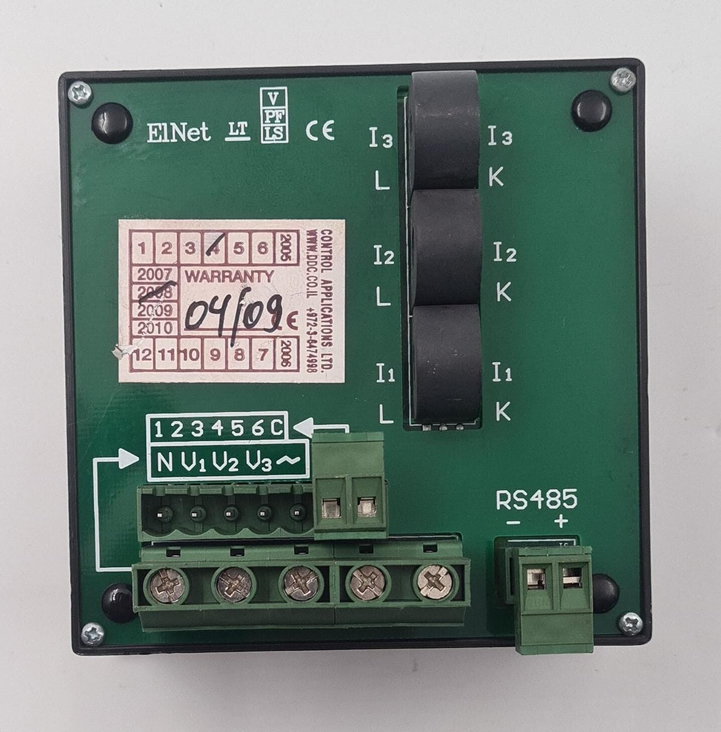 ElNet LT Energy & Power Quality Meter Electrical Powermeter Panel