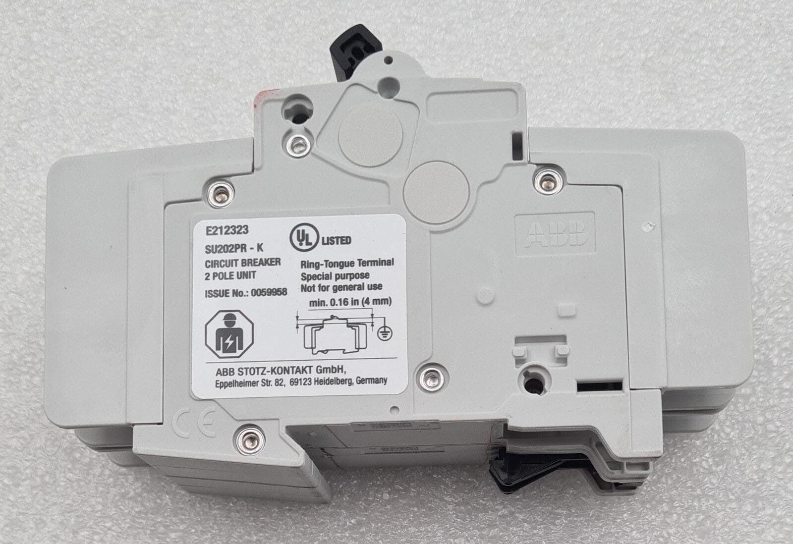 [LOT OF 4] NEW - ABB SU202PR-K10A Circuit Breaker 2CDS 272 327 R0427 2X10A