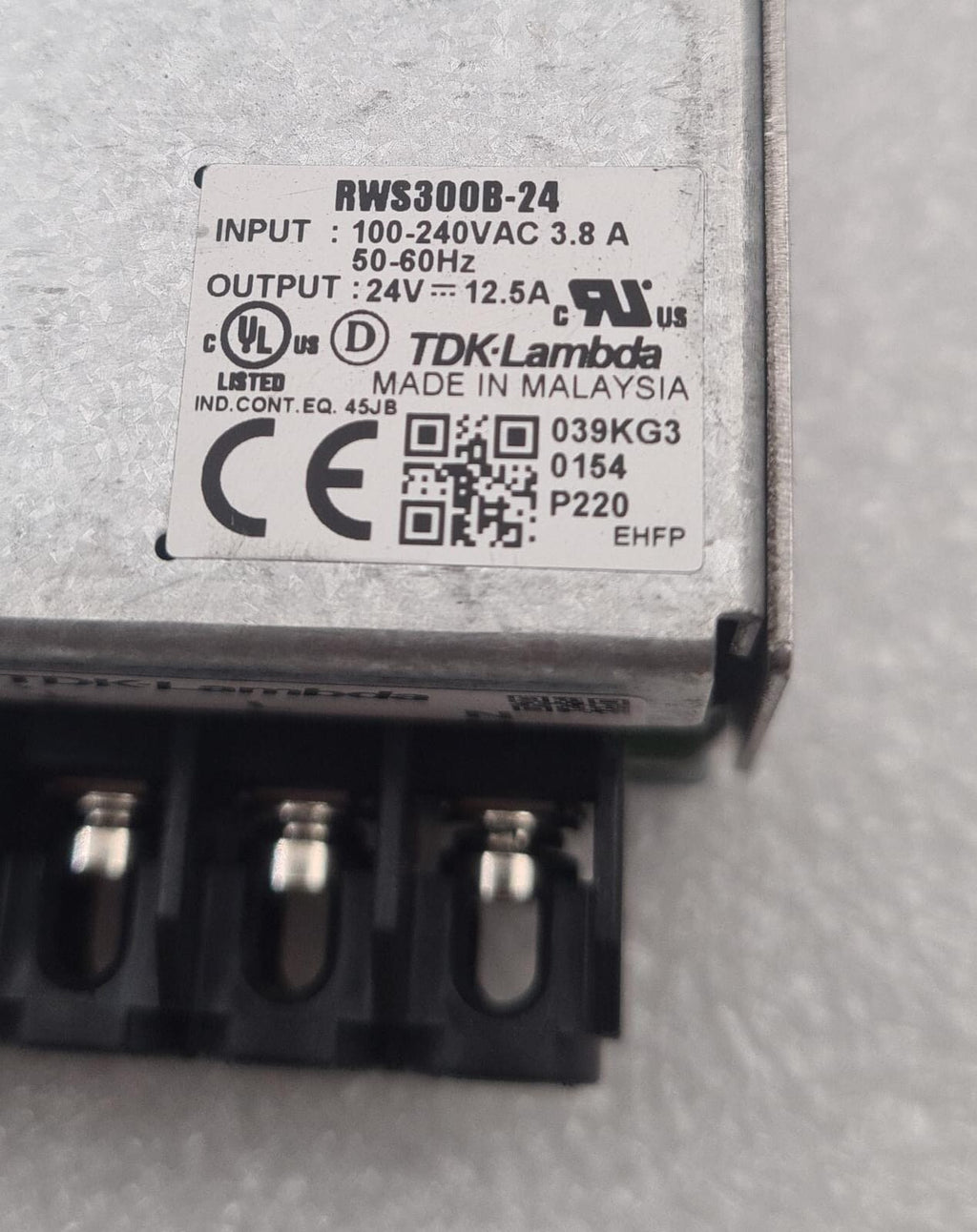 TDK-LAMBDA RWS300B-24 Power Supply 100-240VAC 24V 12.5A