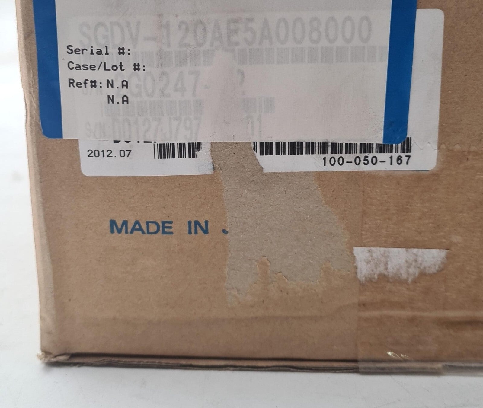 NEW - YASKAWA SERVOPACK SGDV-120AE5A008000 Servo Drive 1.5kW 200V