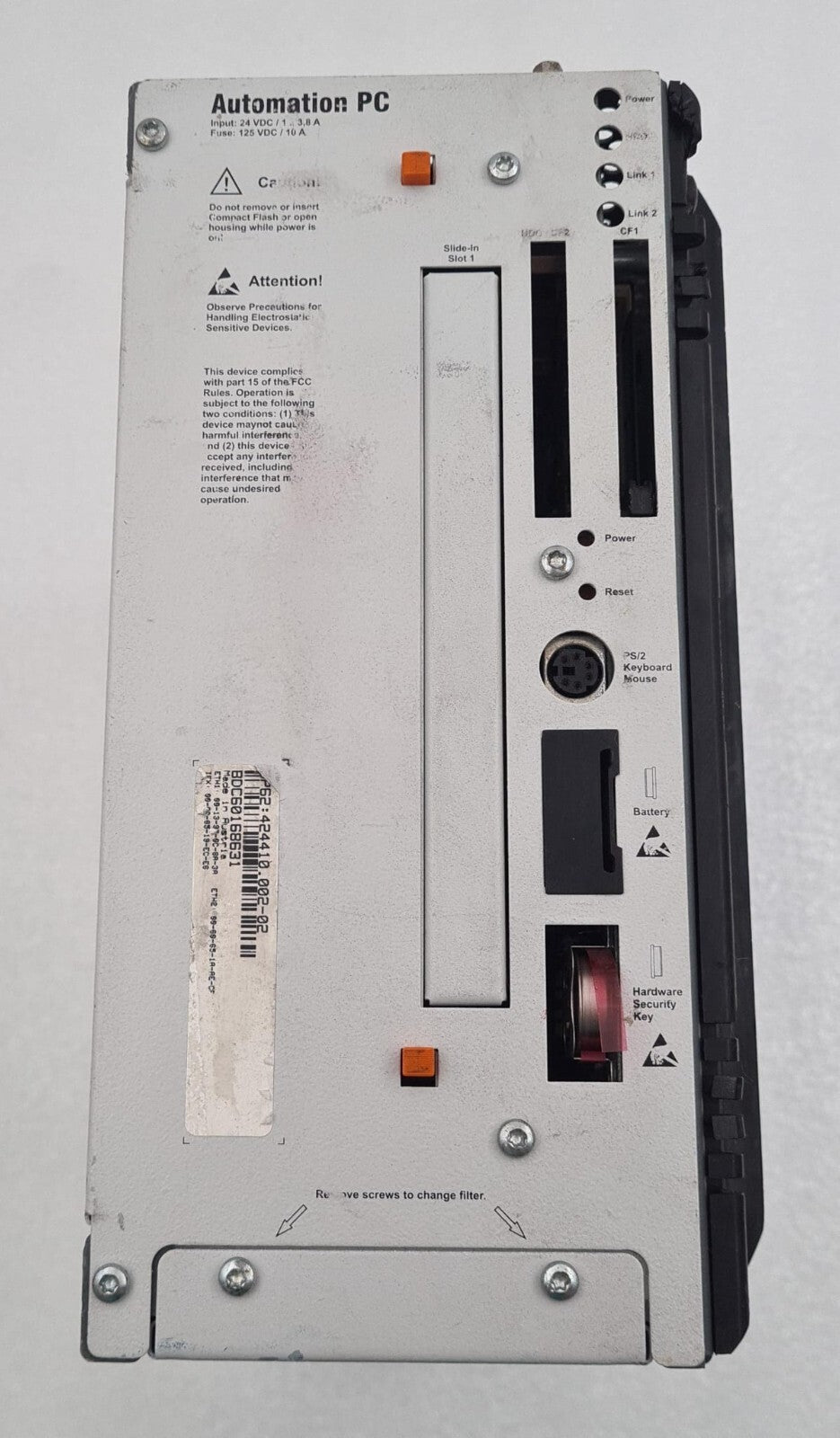 B&R Automation PC 5PC600.SX02-01 5P62 424410.002-02 Industrial Computer **AS-IS